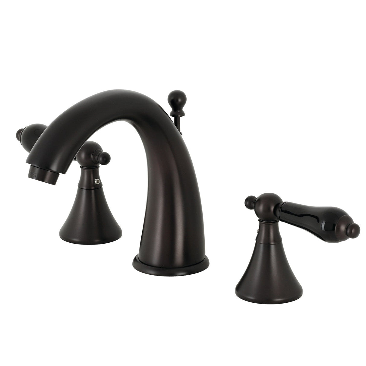 Duchess KS2975PKL Two-Handle Deck Mount Widespread Bathroom Faucet with Brass Pop-Up, Oil Rubbed Bronze