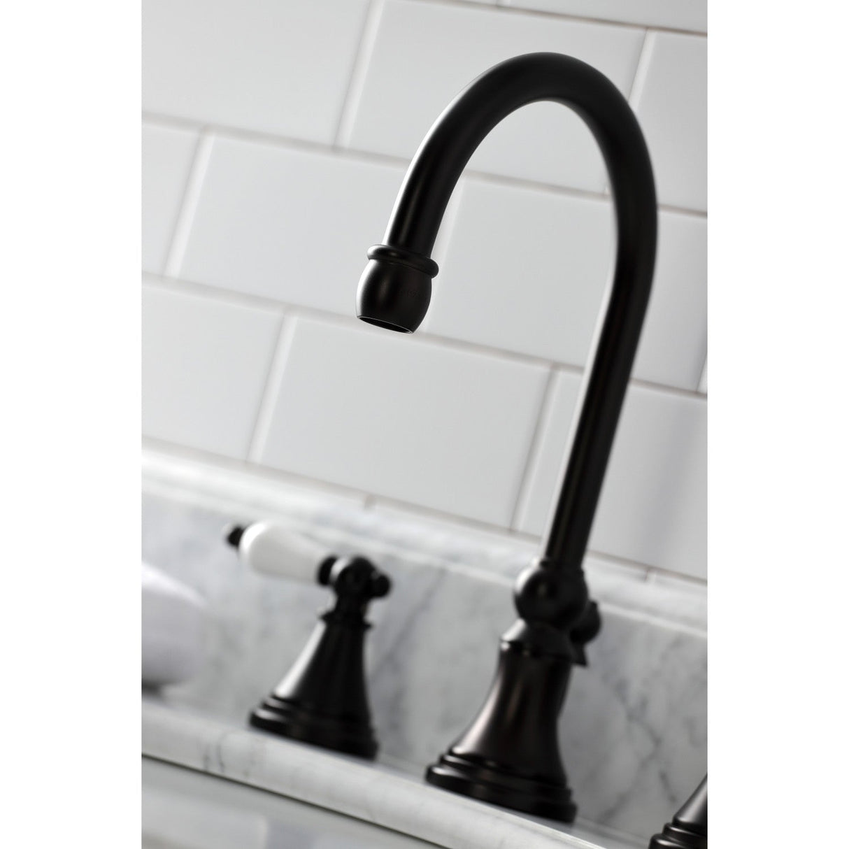 Governor KS2985PL Two-Handle 3-Hole Deck Mount Widespread Bathroom Faucet with Brass Pop-Up, Oil Rubbed Bronze