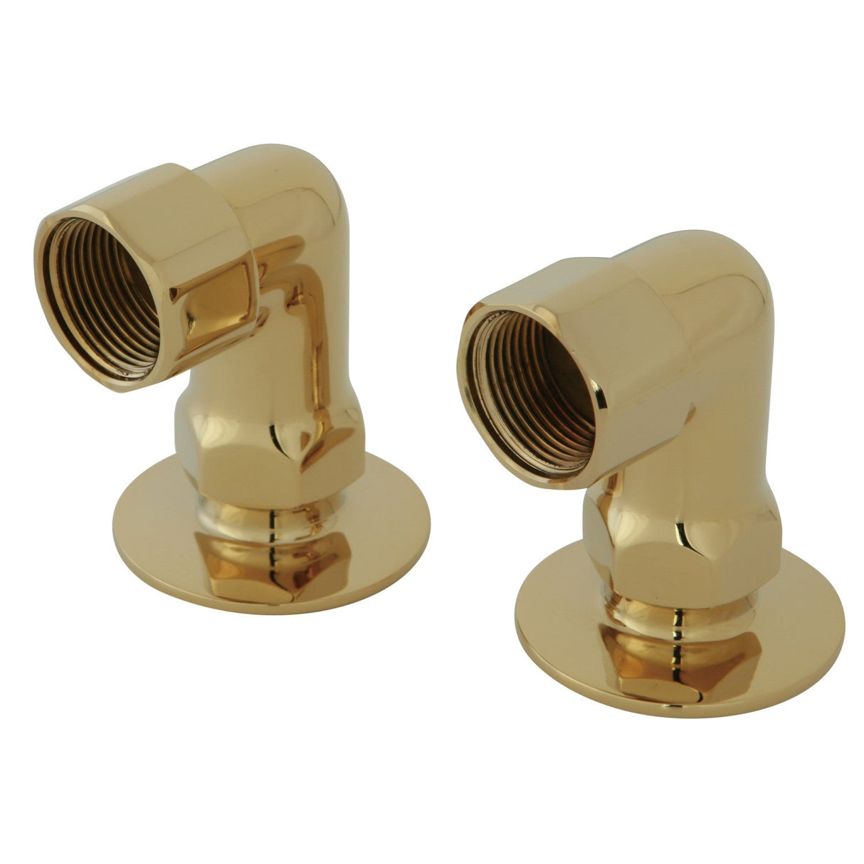 KS2W2 2-Inch Deck Mount Riser, Polished Brass