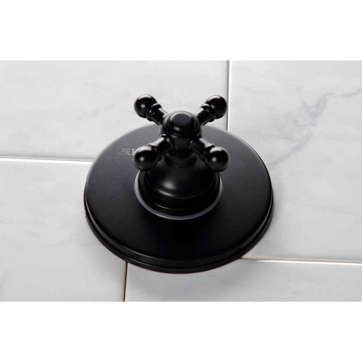 KS3030BX Single-Handle Wall Mount Three-Way Diverter Valve with Trim Kit, Matte Black