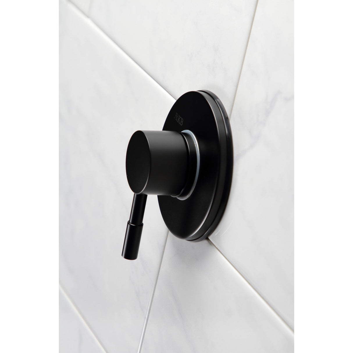 Concord KS3030DL Single-Handle Wall Mount Three-Way Diverter Valve with Trim Kit, Matte Black
