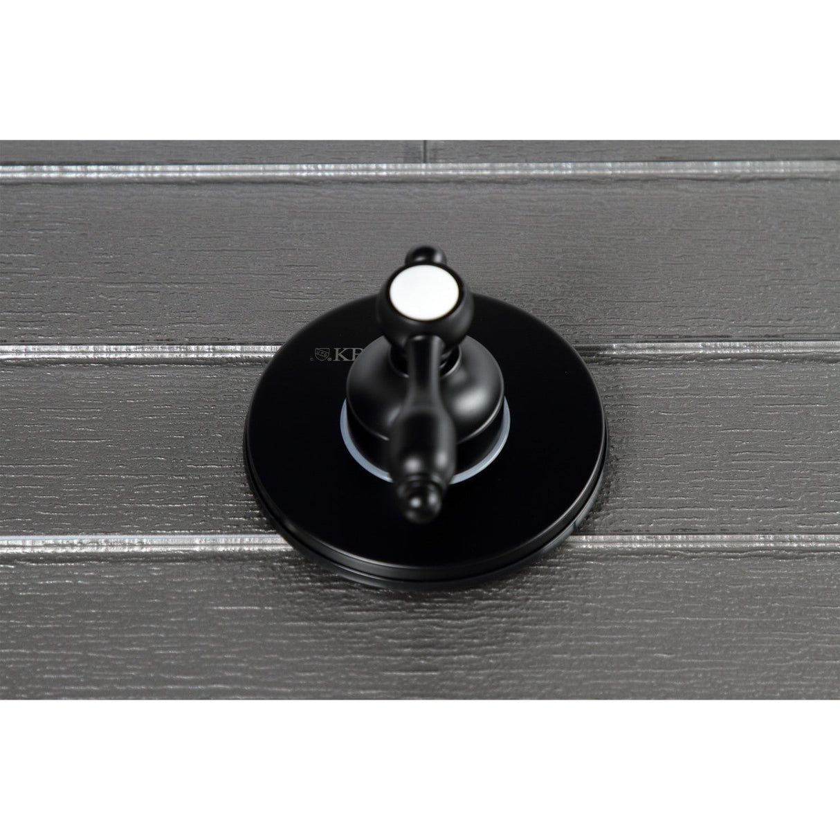Tudor KS3030TAL Single-Handle Wall Mount Three-Way Diverter Valve with Trim Kit, Matte Black