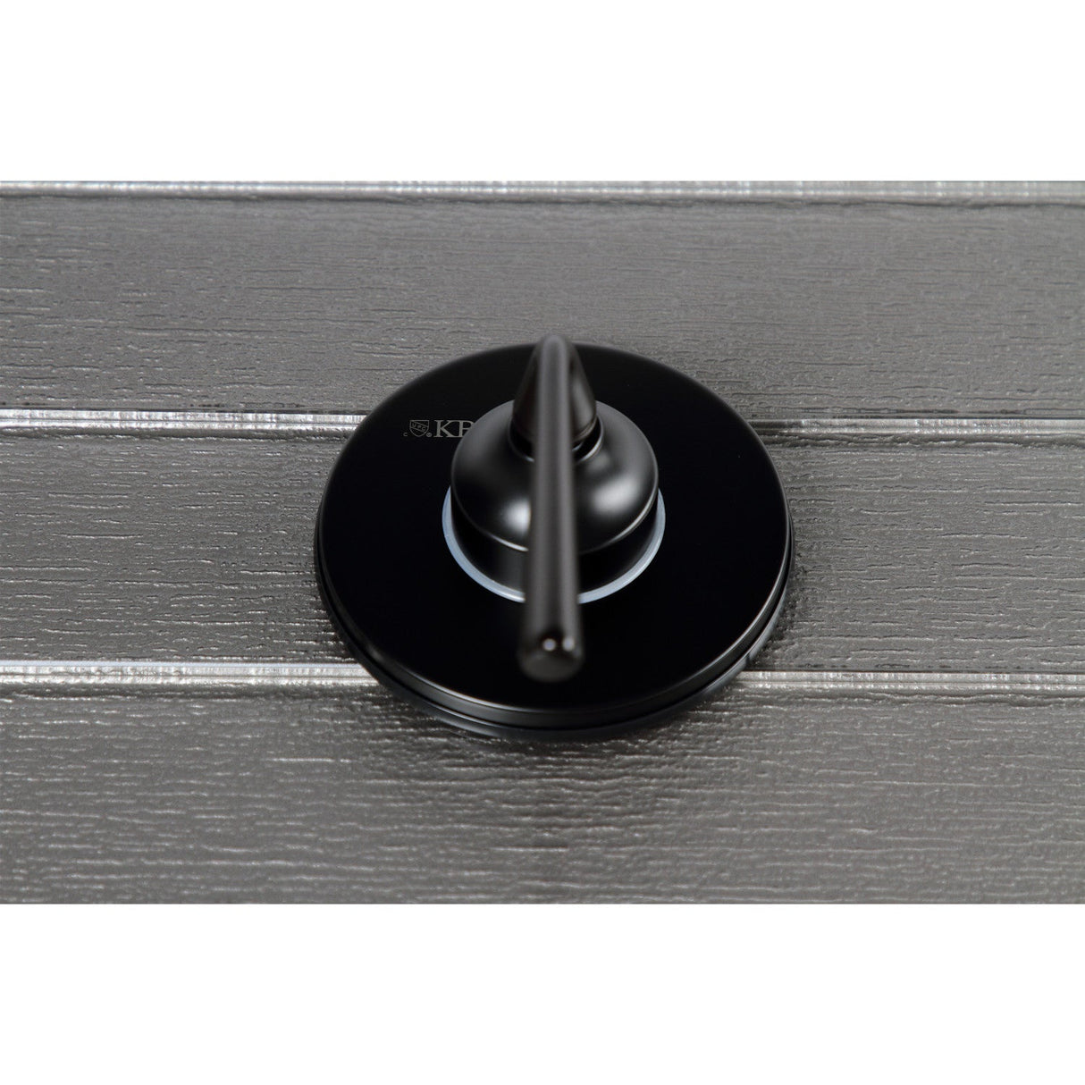 KS3030ZL Single-Handle Wall Mount Three-Way Diverter Valve with Trim Kit, Matte Black