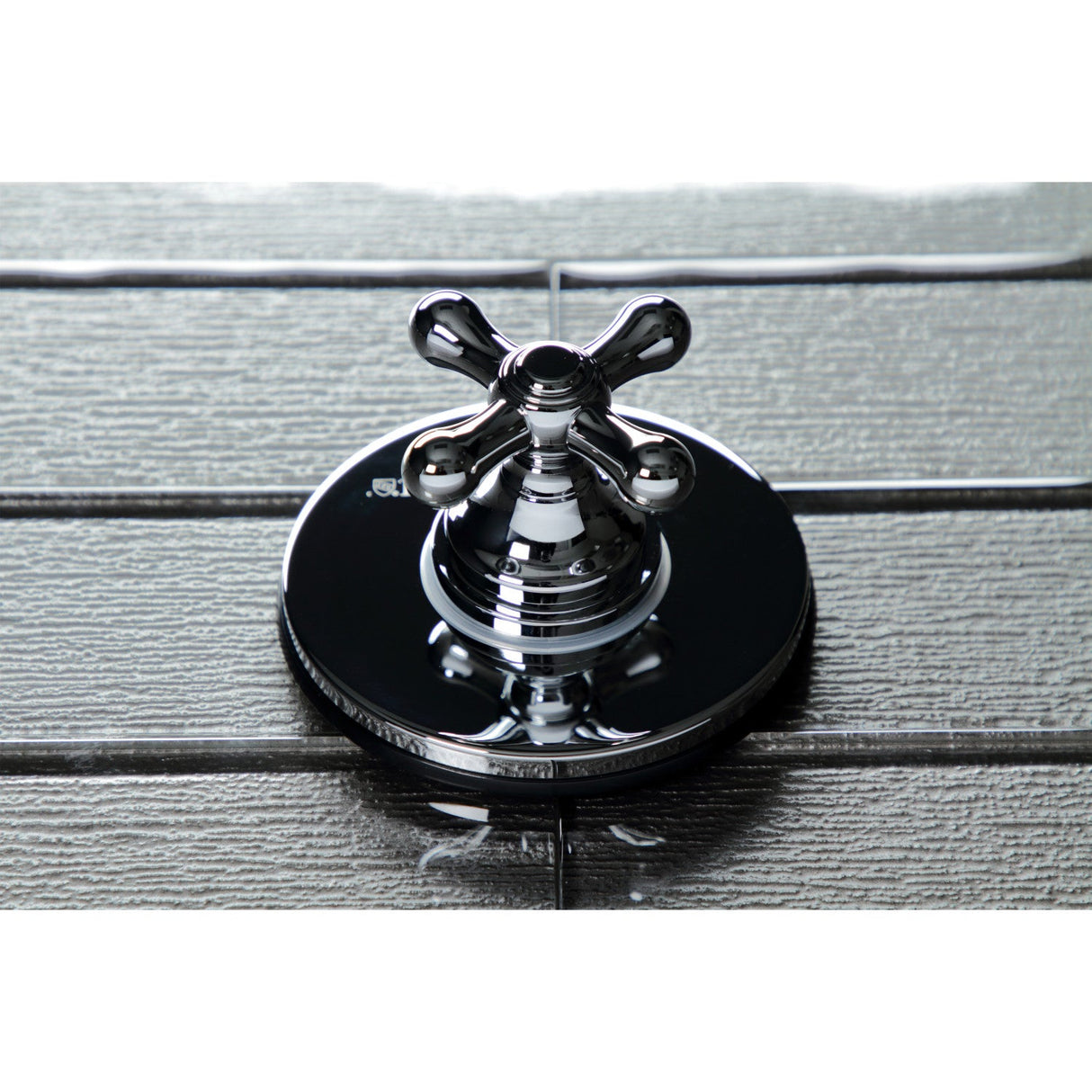 KS3031AX Single-Handle Wall Mount Three-Way Diverter Valve with Trim Kit, Polished Chrome