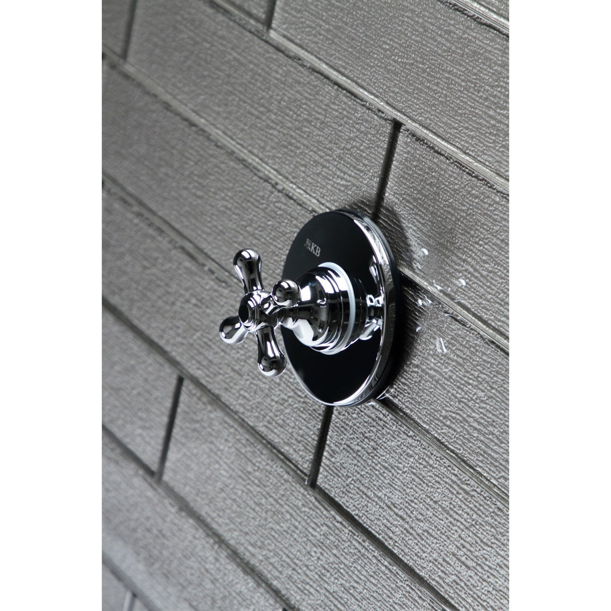 KS3031AX Single-Handle Wall Mount Three-Way Diverter Valve with Trim Kit, Polished Chrome
