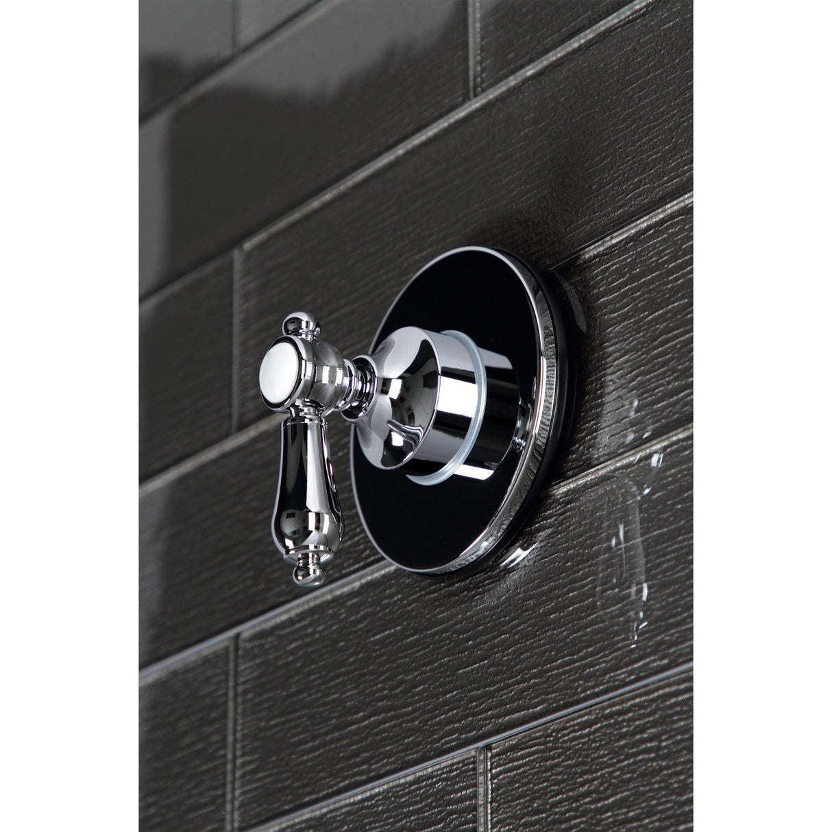 Heirloom KS3031BAL Single-Handle Wall Mount Three-Way Diverter Valve with Trim Kit, Polished Chrome