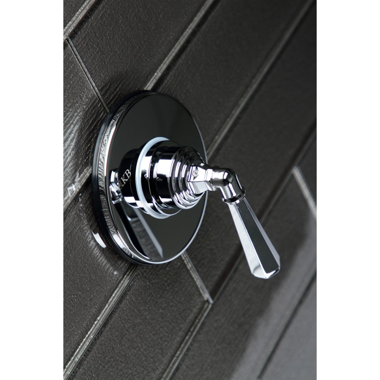 KS3031HL Single-Handle Wall Mount Three-Way Diverter Valve with Trim Kit, Polished Chrome
