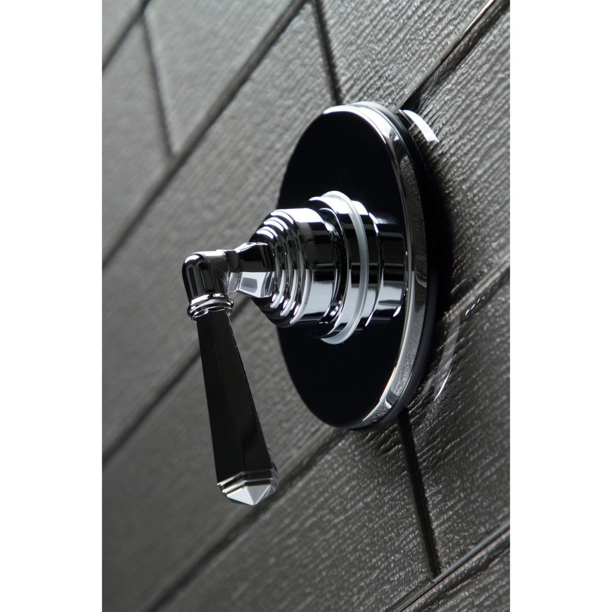 KS3031HL Single-Handle Wall Mount Three-Way Diverter Valve with Trim Kit, Polished Chrome