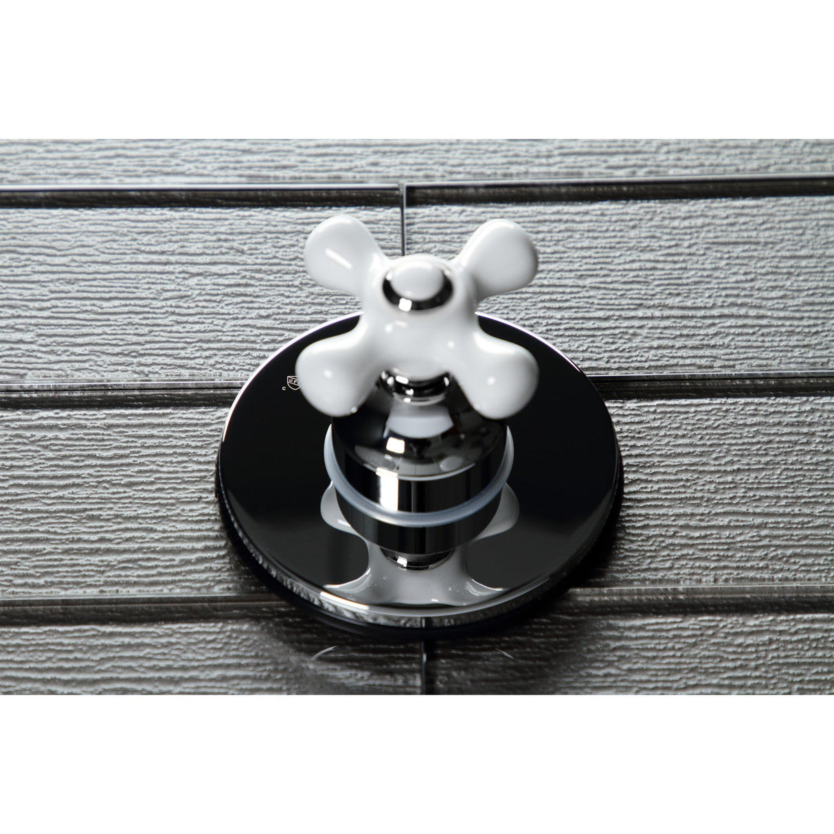 KS3031PX Single-Handle Wall Mount Three-Way Diverter Valve with Trim Kit, Polished Chrome