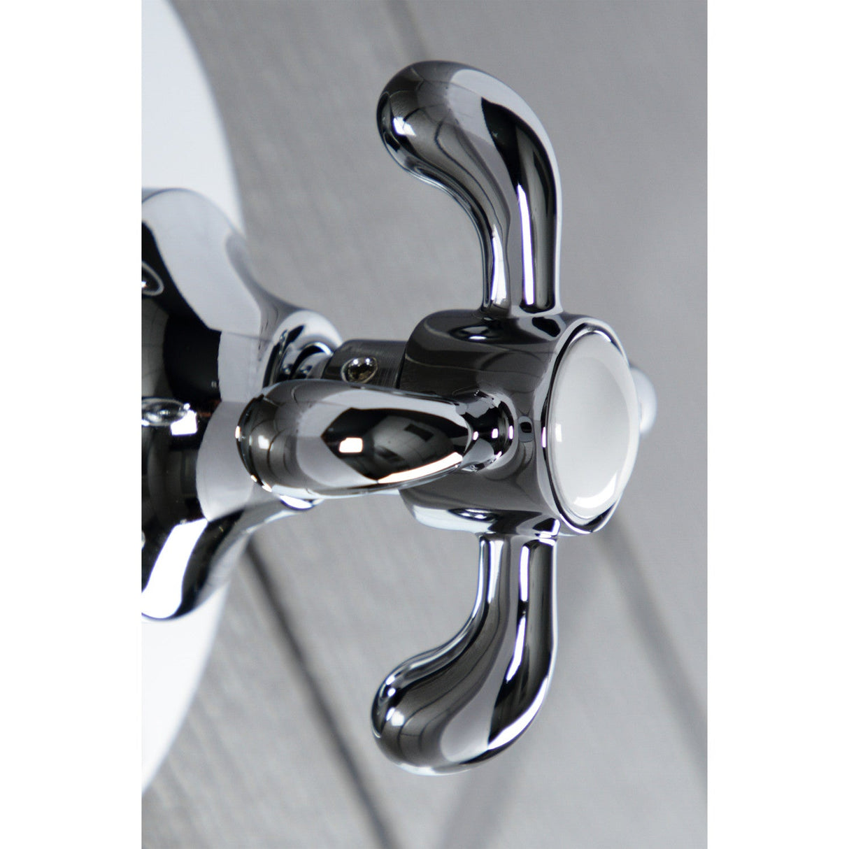 KS3031TX Single-Handle Wall Mount Three-Way Diverter Valve with Trim Kit, Polished Chrome