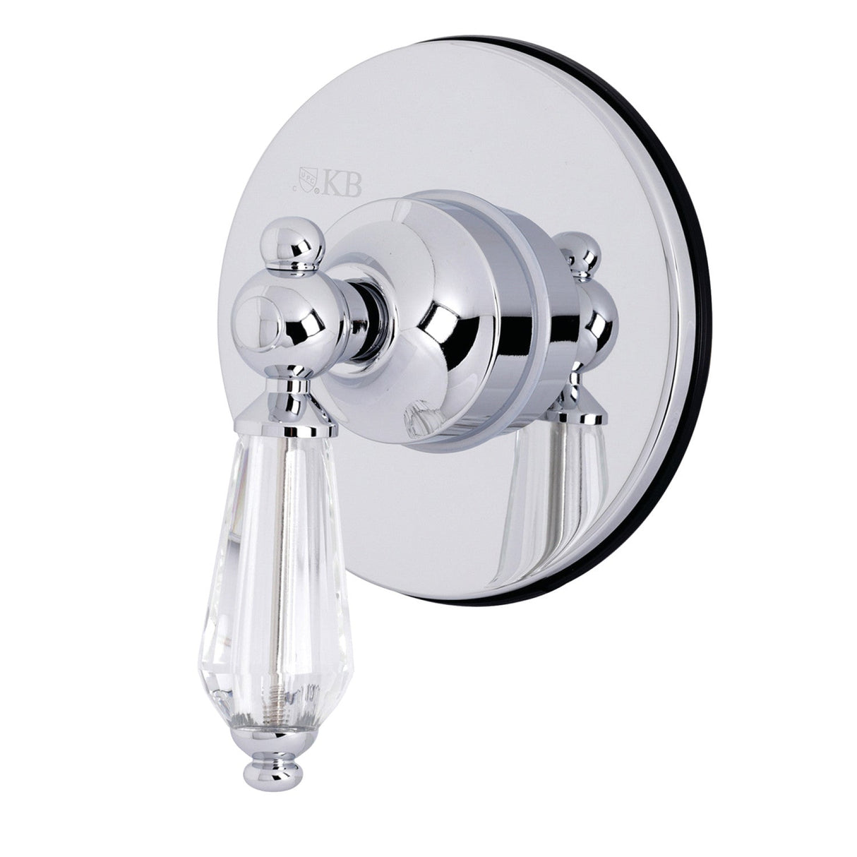 Wilshire KS3031WLL Single-Handle Wall Mount Three-Way Diverter Valve with Trim Kit, Polished Chrome