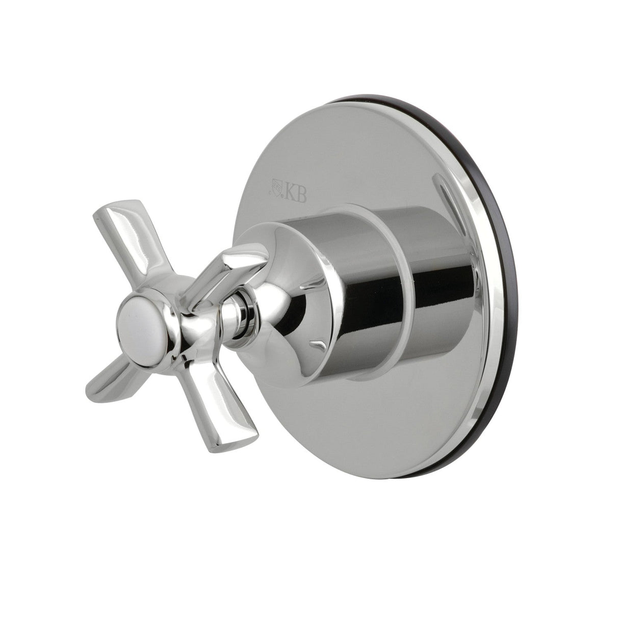 KS3031ZX Single-Handle Wall Mount Three-Way Diverter Valve with Trim Kit, Polished Chrome