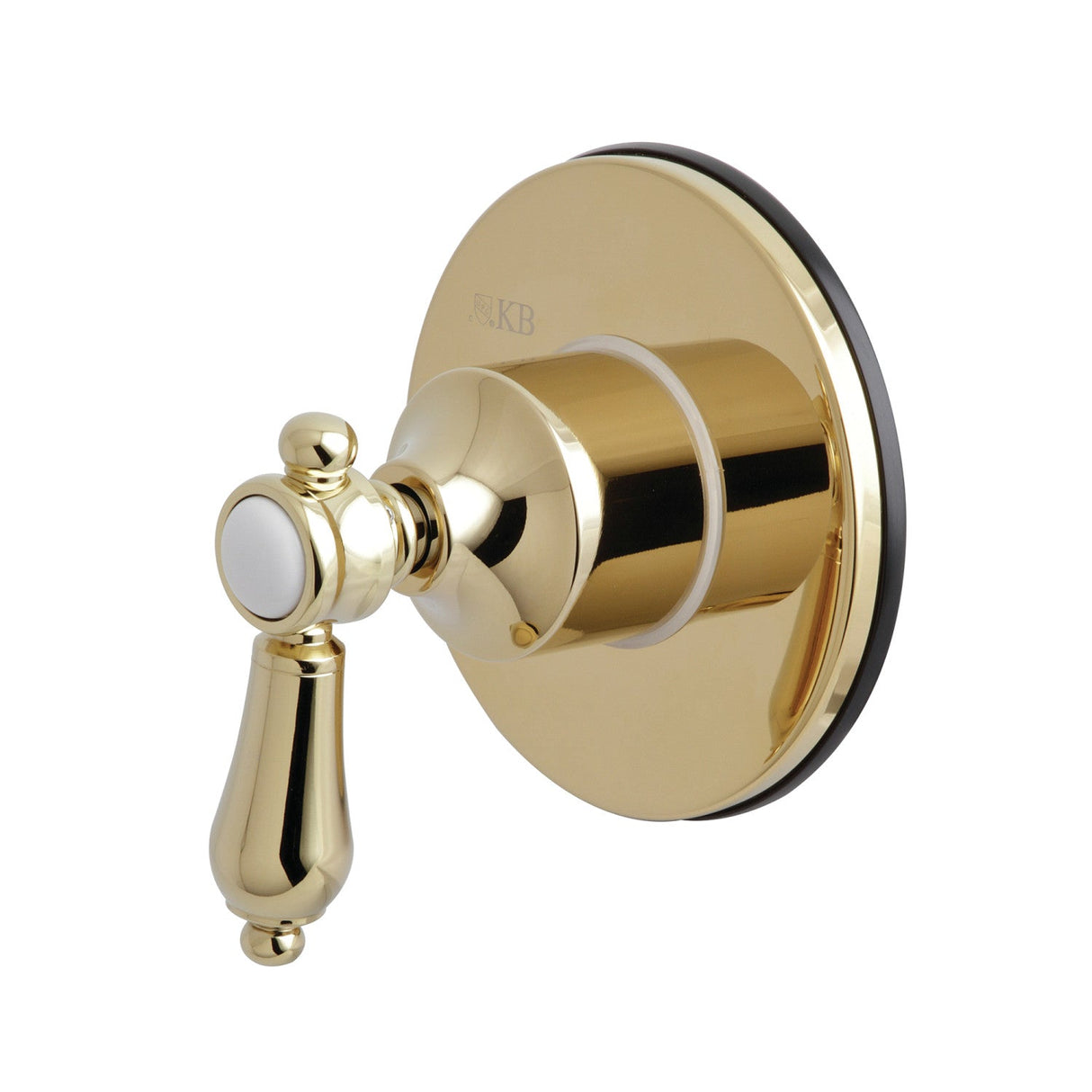 Heirloom KS3032BAL Single-Handle Wall Mount Three-Way Diverter Valve with Trim Kit, Polished Brass