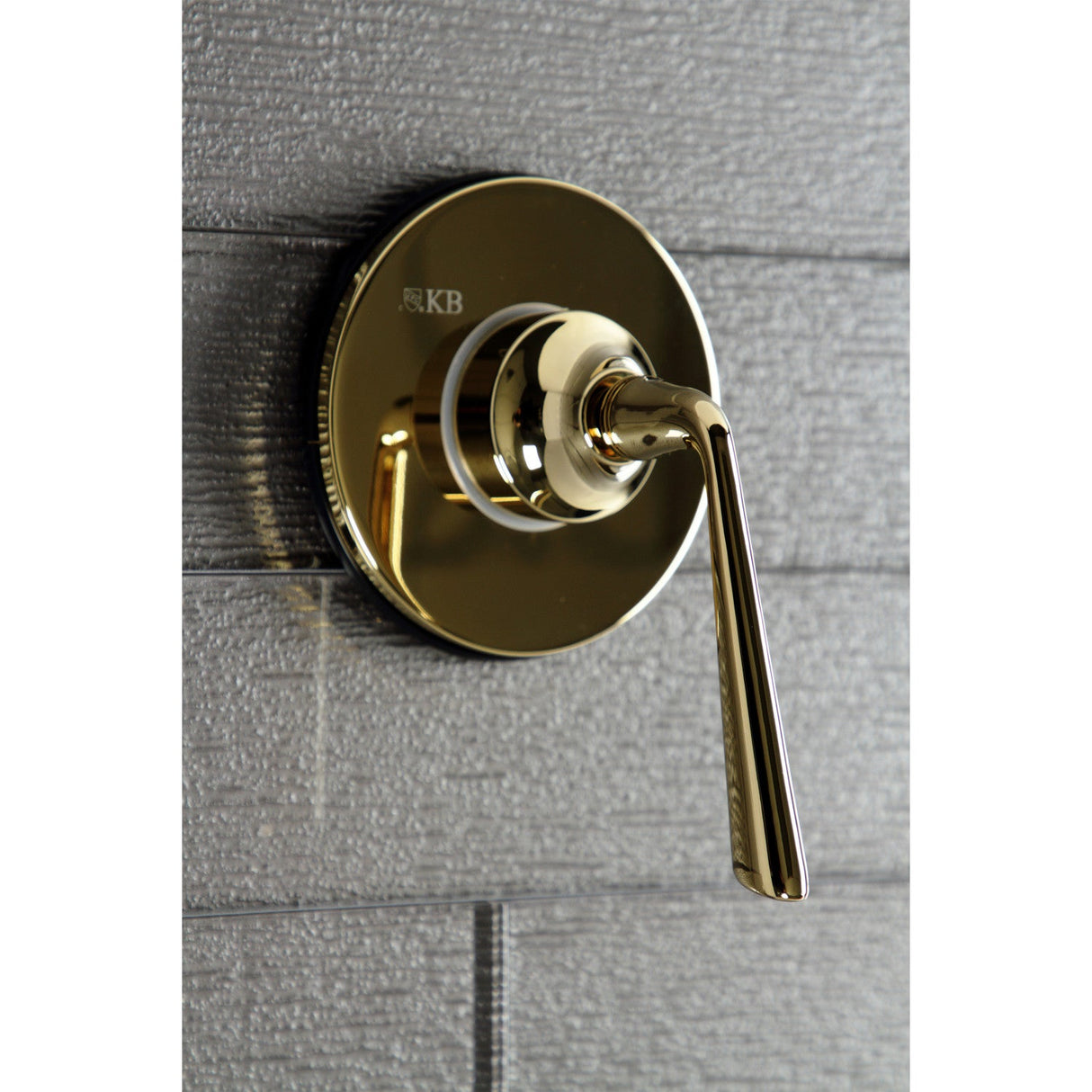 KS3032ZL Single-Handle Wall Mount Three-Way Diverter Valve with Trim Kit, Polished Brass