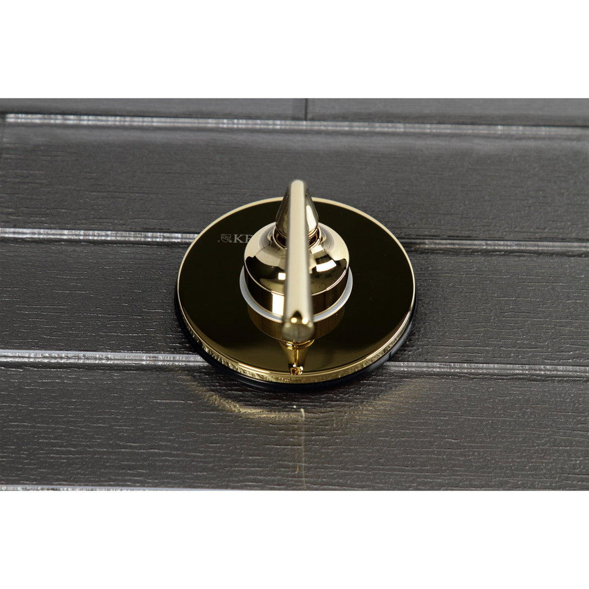 KS3032ZL Single-Handle Wall Mount Three-Way Diverter Valve with Trim Kit, Polished Brass