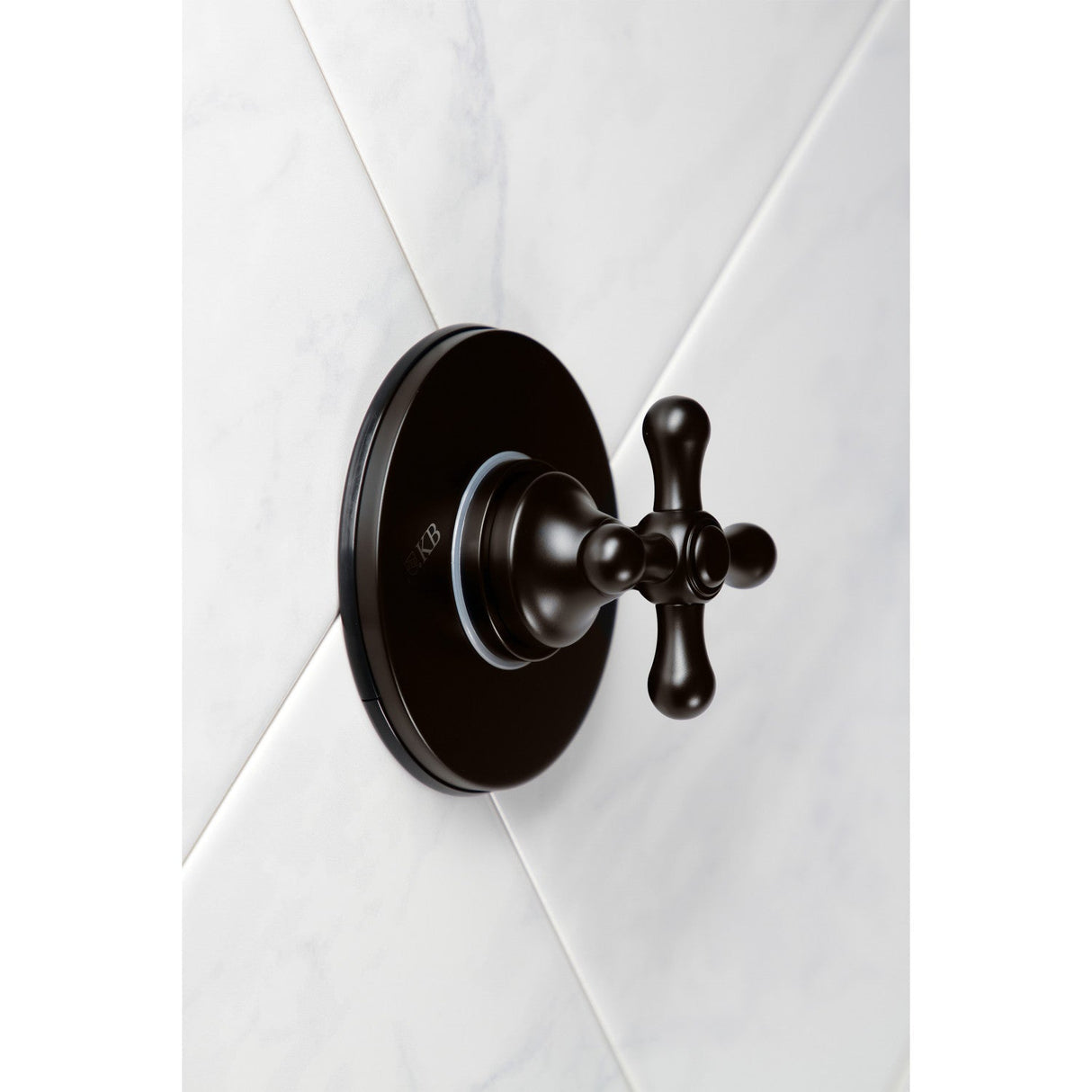 KS3035AX Single-Handle Wall Mount Three-Way Diverter Valve with Trim Kit, Oil Rubbed Bronze