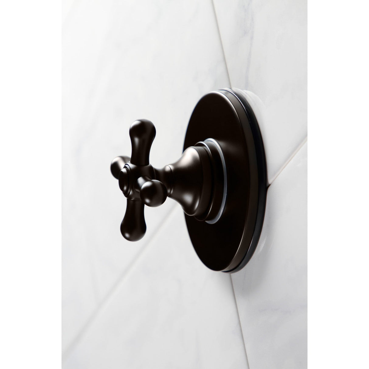 KS3035AX Single-Handle Wall Mount Three-Way Diverter Valve with Trim Kit, Oil Rubbed Bronze