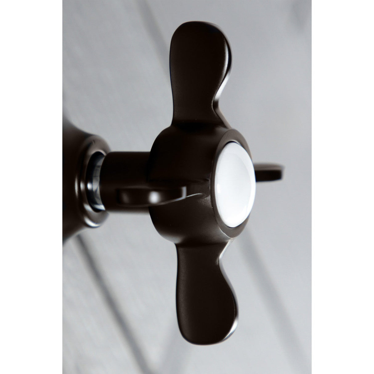 KS3035BEX Single-Handle Wall Mount Three-Way Diverter Valve with Trim Kit, Oil Rubbed Bronze
