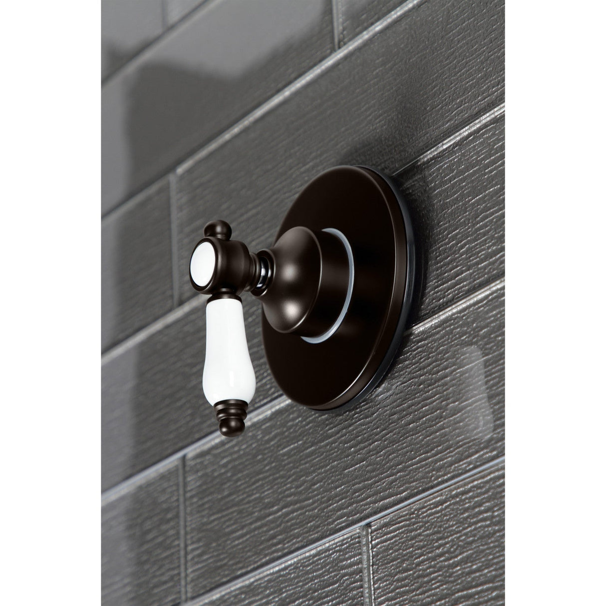 Bel-Air KS3035BPL Single-Handle Wall Mount Three-Way Diverter Valve with Trim Kit, Oil Rubbed Bronze