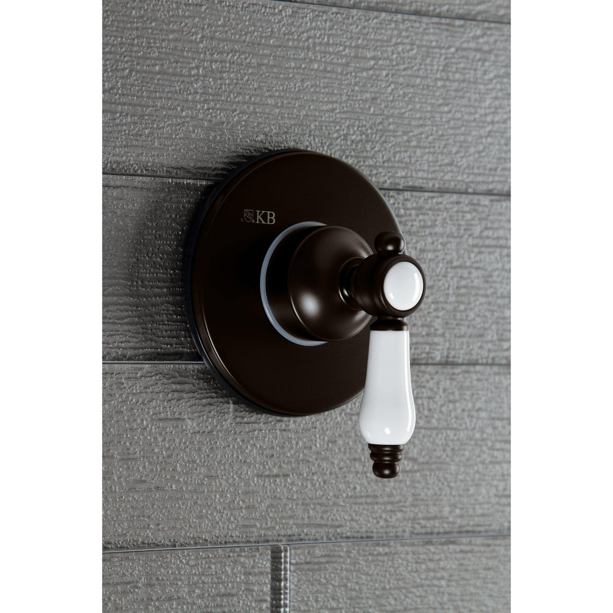 Bel-Air KS3035BPL Single-Handle Wall Mount Three-Way Diverter Valve with Trim Kit, Oil Rubbed Bronze