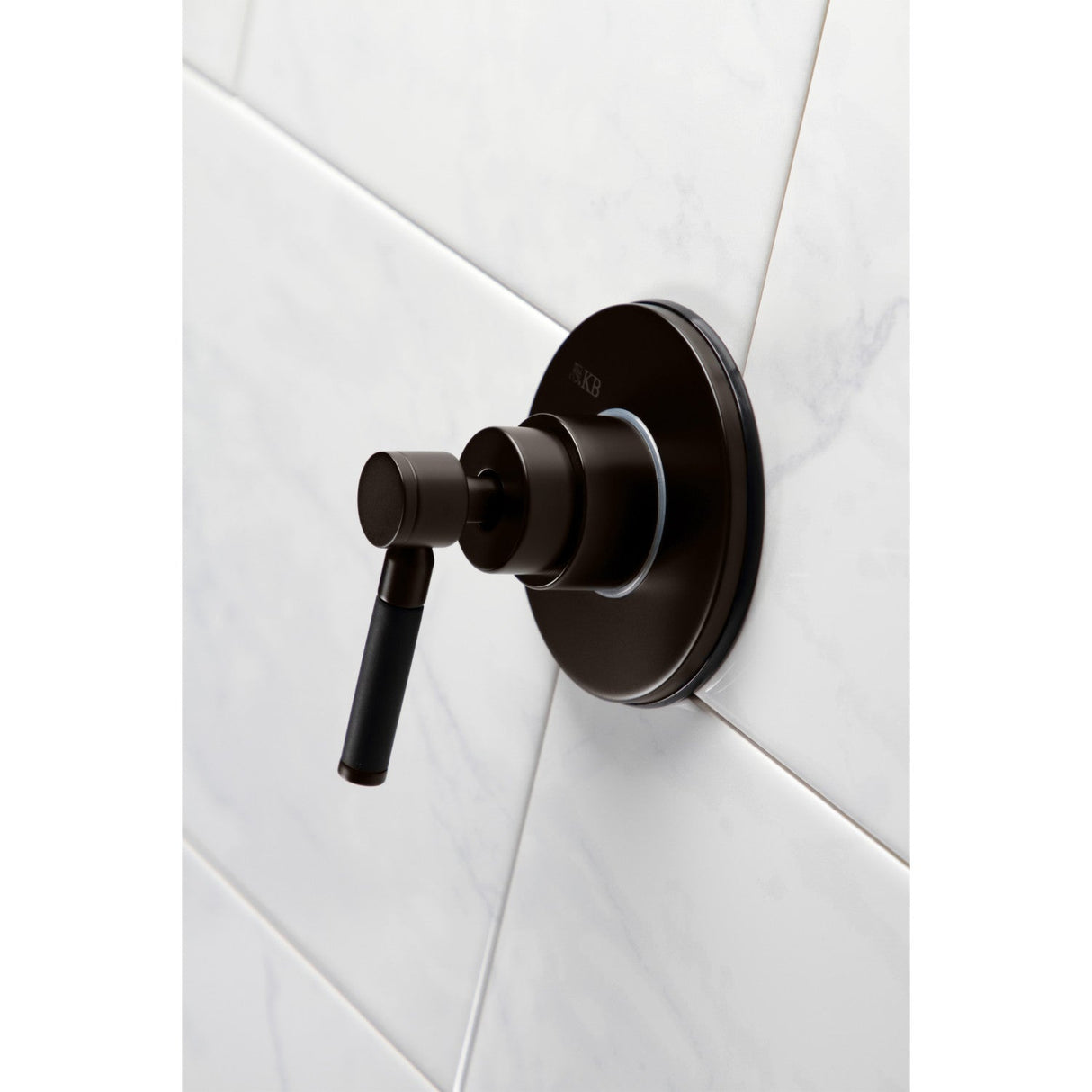 Kaiser KS3035DKL Single-Handle Wall Mount Three-Way Diverter Valve with Trim Kit, Oil Rubbed Bronze