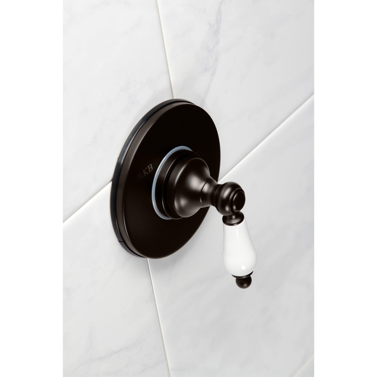 KS3035PL Single-Handle Wall Mount Three-Way Diverter Valve with Trim Kit, Oil Rubbed Bronze