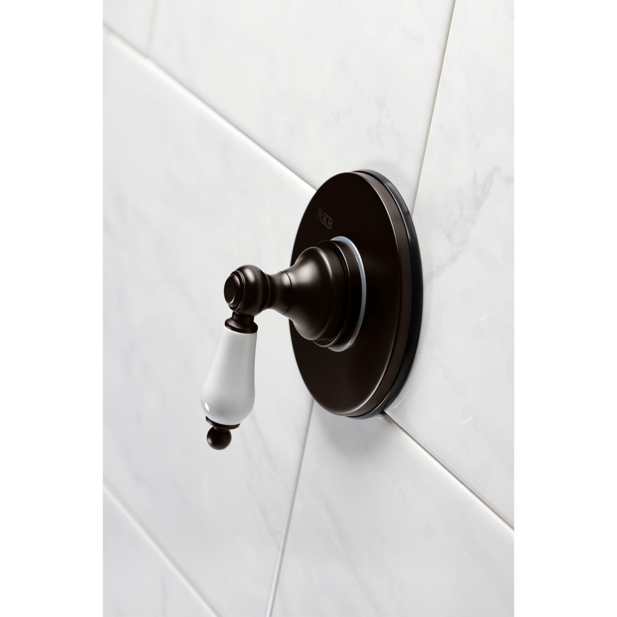 KS3035PL Single-Handle Wall Mount Three-Way Diverter Valve with Trim Kit, Oil Rubbed Bronze