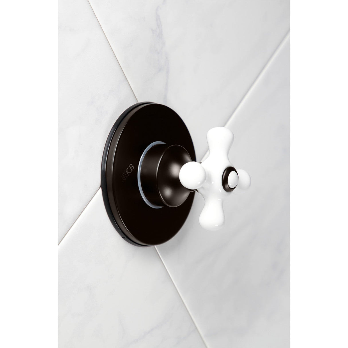 KS3035PX Single-Handle Wall Mount Three-Way Diverter Valve with Trim Kit, Oil Rubbed Bronze