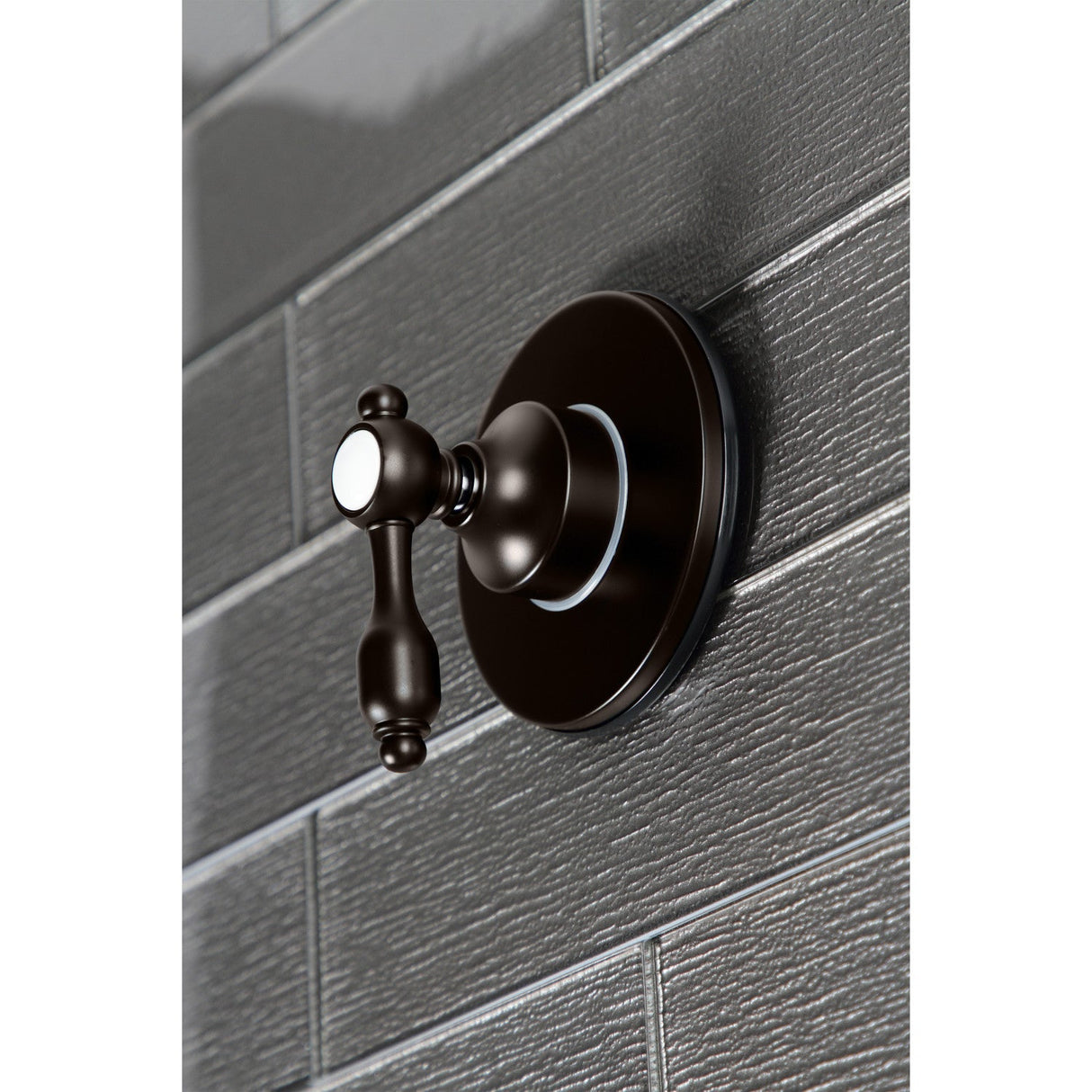 Tudor KS3035TAL Single-Handle Wall Mount Three-Way Diverter Valve with Trim Kit, Oil Rubbed Bronze