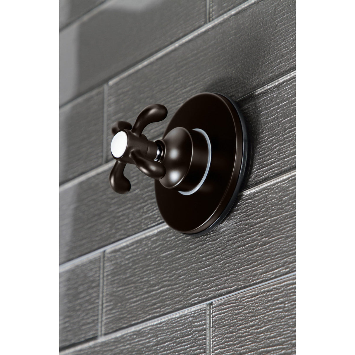 KS3035TX Single-Handle Wall Mount Three-Way Diverter Valve with Trim Kit, Oil Rubbed Bronze