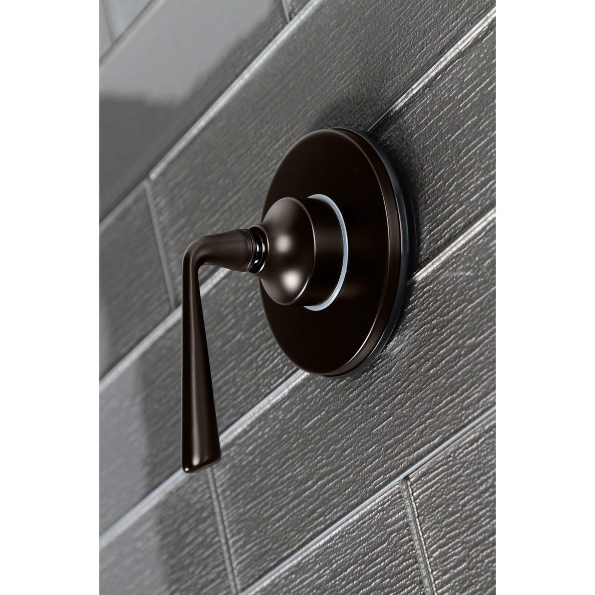 KS3035ZL Single-Handle Wall Mount Three-Way Diverter Valve with Trim Kit, Oil Rubbed Bronze