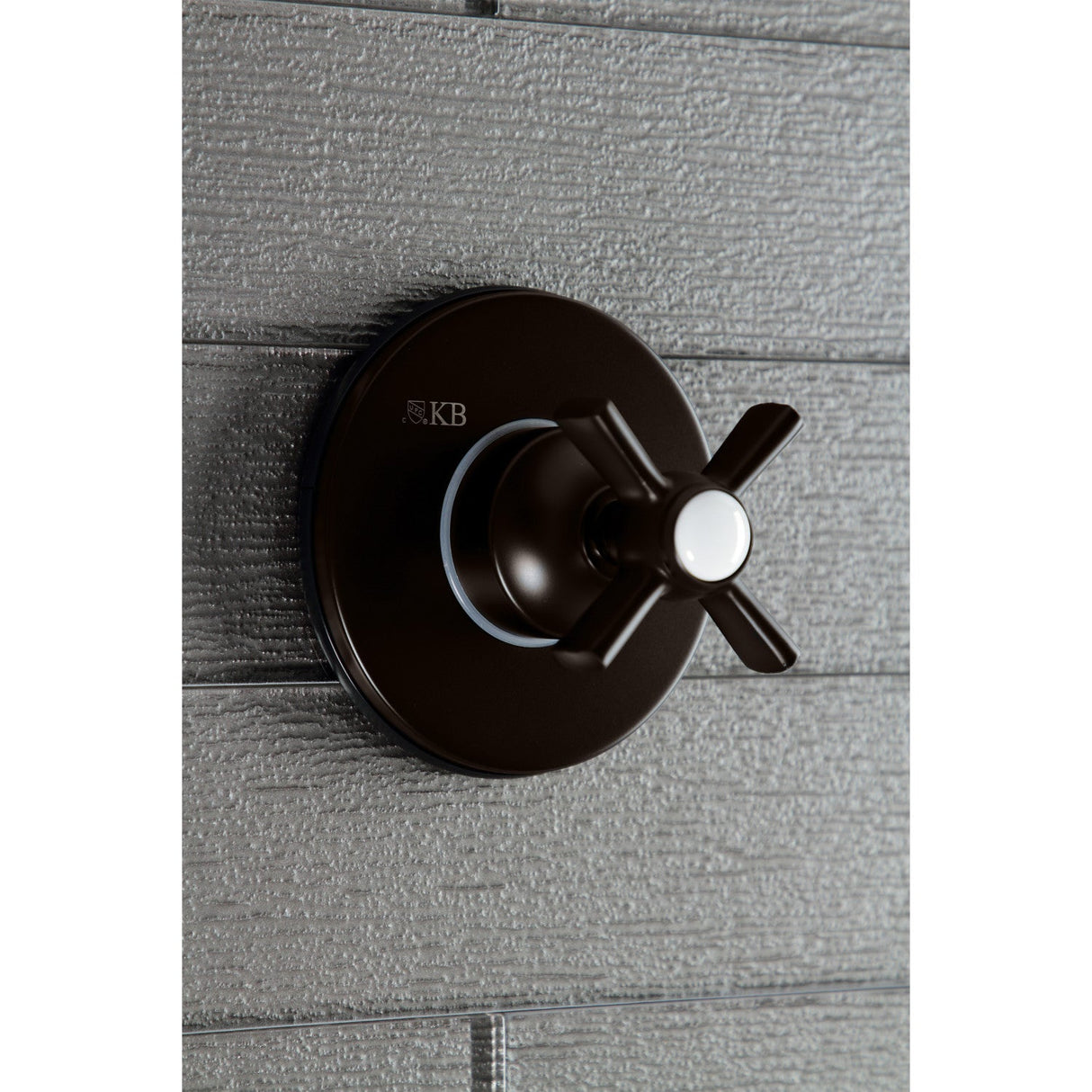 KS3035ZX Single-Handle Wall Mount Three-Way Diverter Valve with Trim Kit, Oil Rubbed Bronze