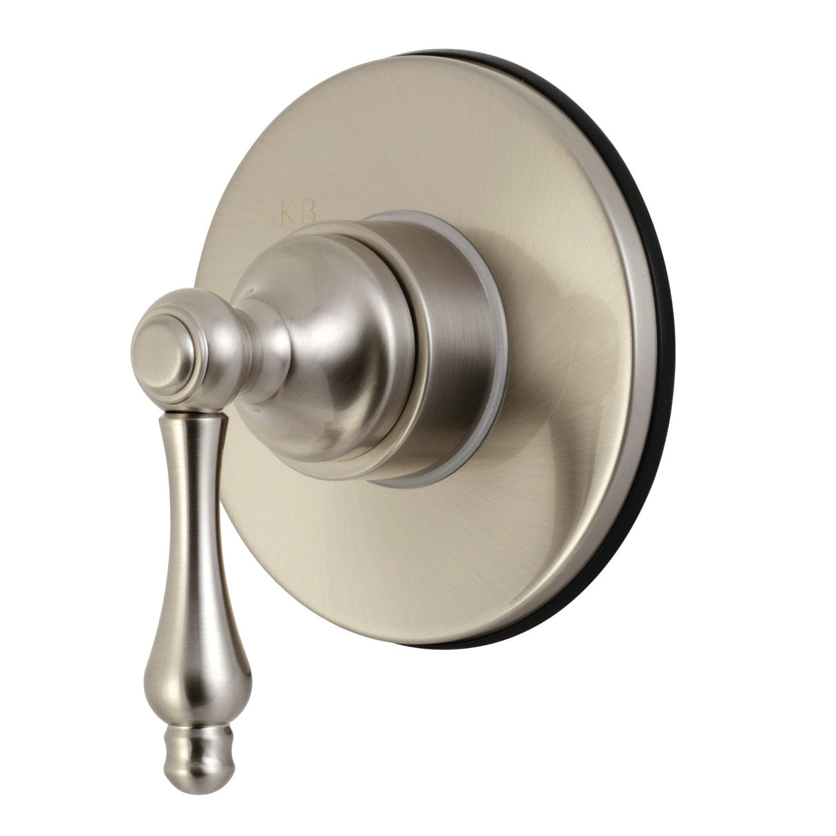 KS3038AL Single-Handle Wall Mount Three-Way Diverter Valve with Trim Kit, Brushed Nickel