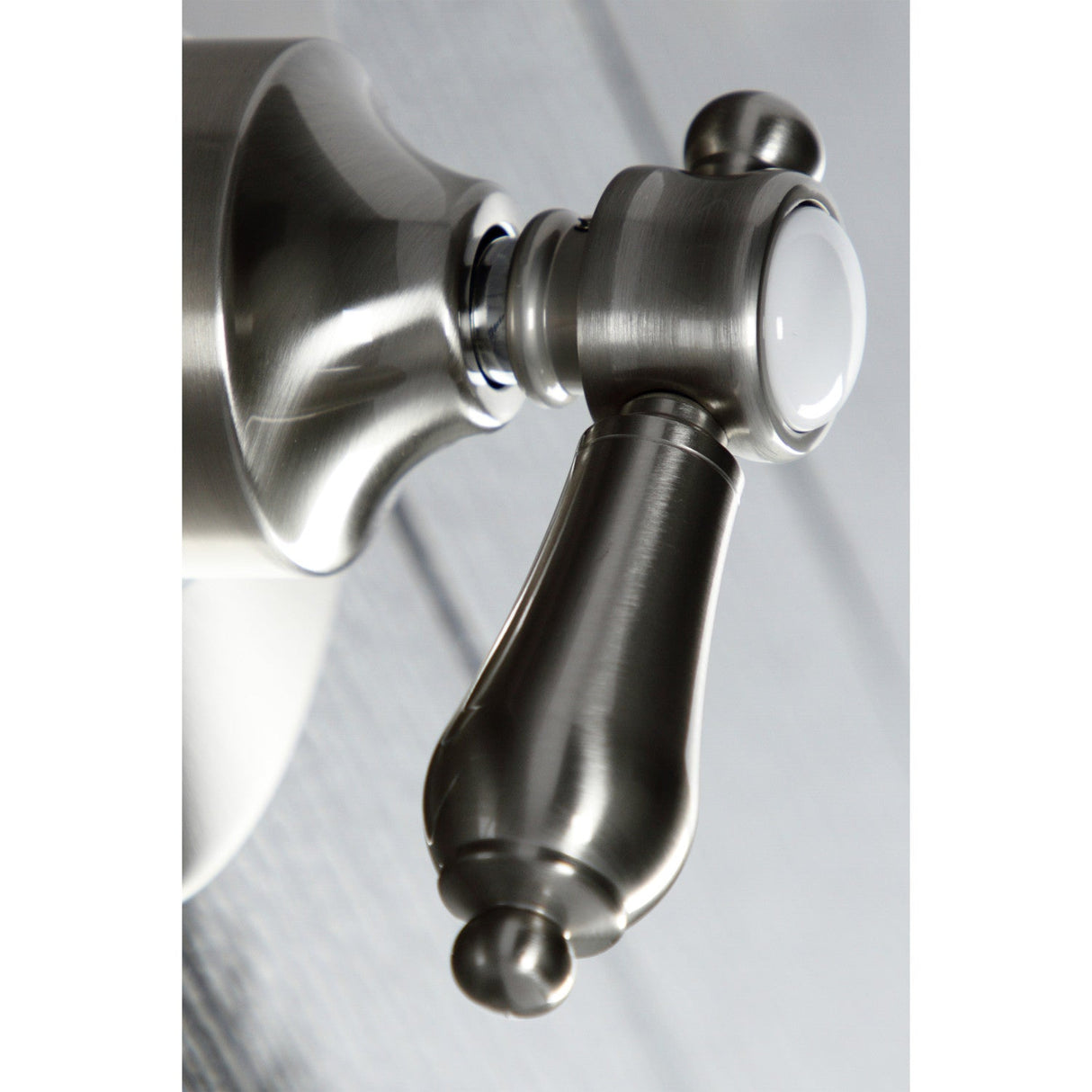 Heirloom KS3038BAL Single-Handle Wall Mount Three-Way Diverter Valve with Trim Kit, Brushed Nickel