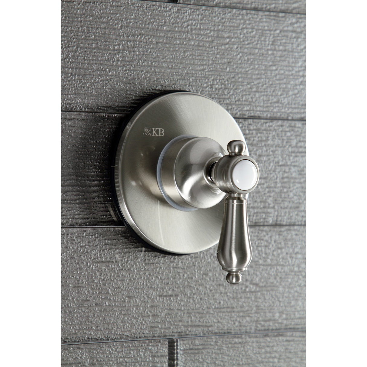 Heirloom KS3038BAL Single-Handle Wall Mount Three-Way Diverter Valve with Trim Kit, Brushed Nickel