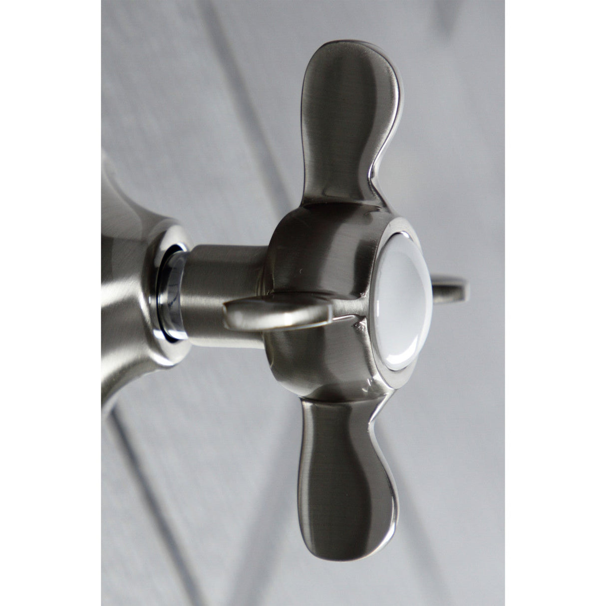 KS3038BEX Single-Handle Wall Mount Three-Way Diverter Valve with Trim Kit, Brushed Nickel
