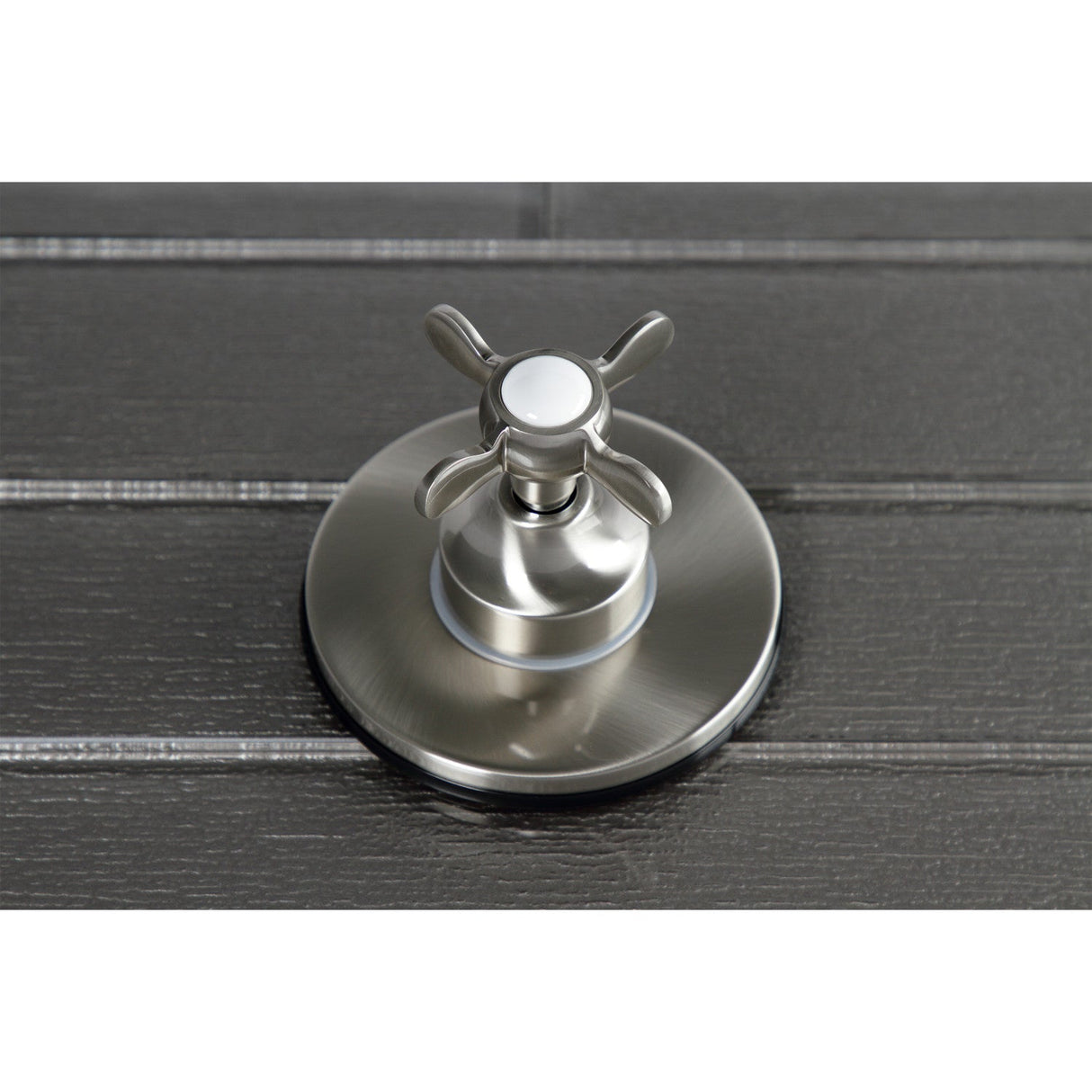 KS3038BEX Single-Handle Wall Mount Three-Way Diverter Valve with Trim Kit, Brushed Nickel