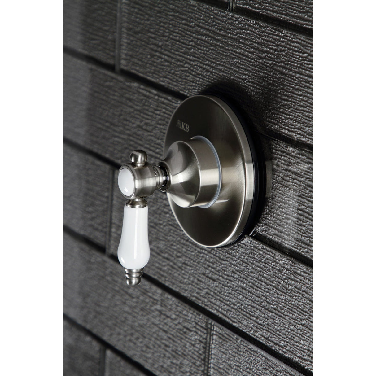 Bel-Air KS3038BPL Single-Handle Wall Mount Three-Way Diverter Valve with Trim Kit, Brushed Nickel