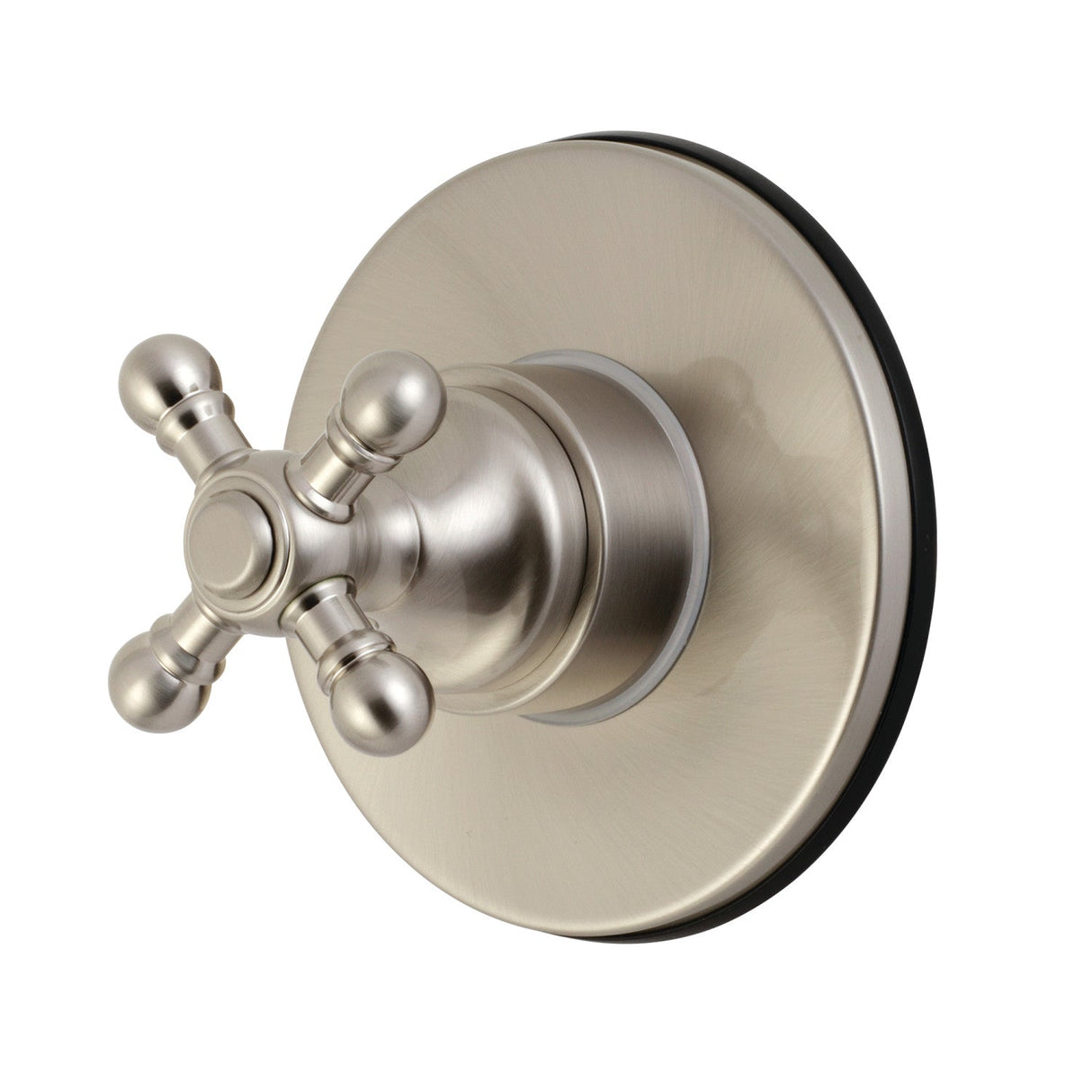 KS3038BX Single-Handle Wall Mount Three-Way Diverter Valve with Trim Kit, Brushed Nickel