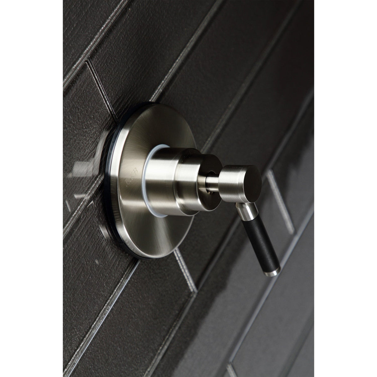 Kaiser KS3038DKL Single-Handle Wall Mount Three-Way Diverter Valve with Trim Kit, Brushed Nickel