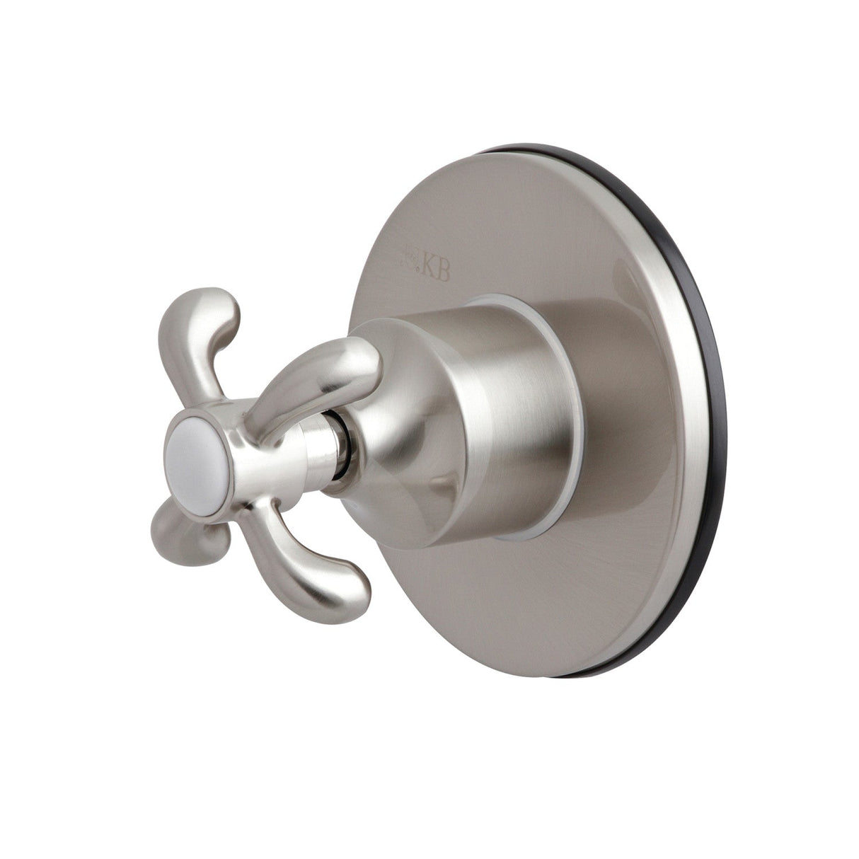 KS3038TX Single-Handle Wall Mount Three-Way Diverter Valve with Trim Kit, Brushed Nickel