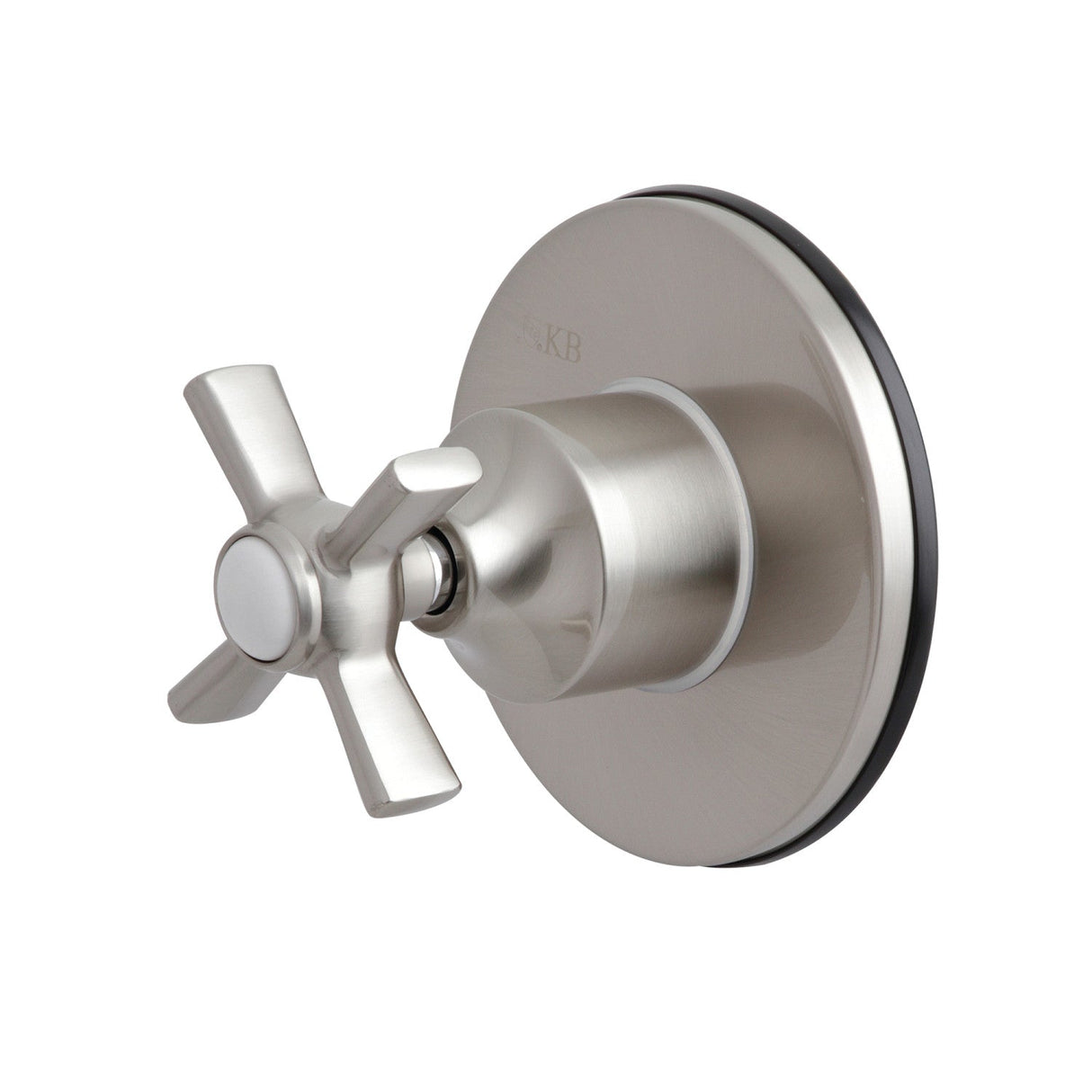 KS3038ZX Single-Handle Wall Mount Three-Way Diverter Valve with Trim Kit, Brushed Nickel