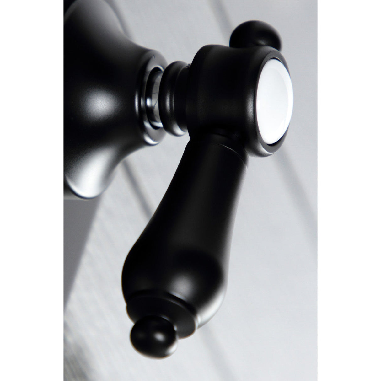 Heirloom KS3040BAL Single-Handle Wall Mount Three-Way Diverter Valve with Trim Kit, Matte Black