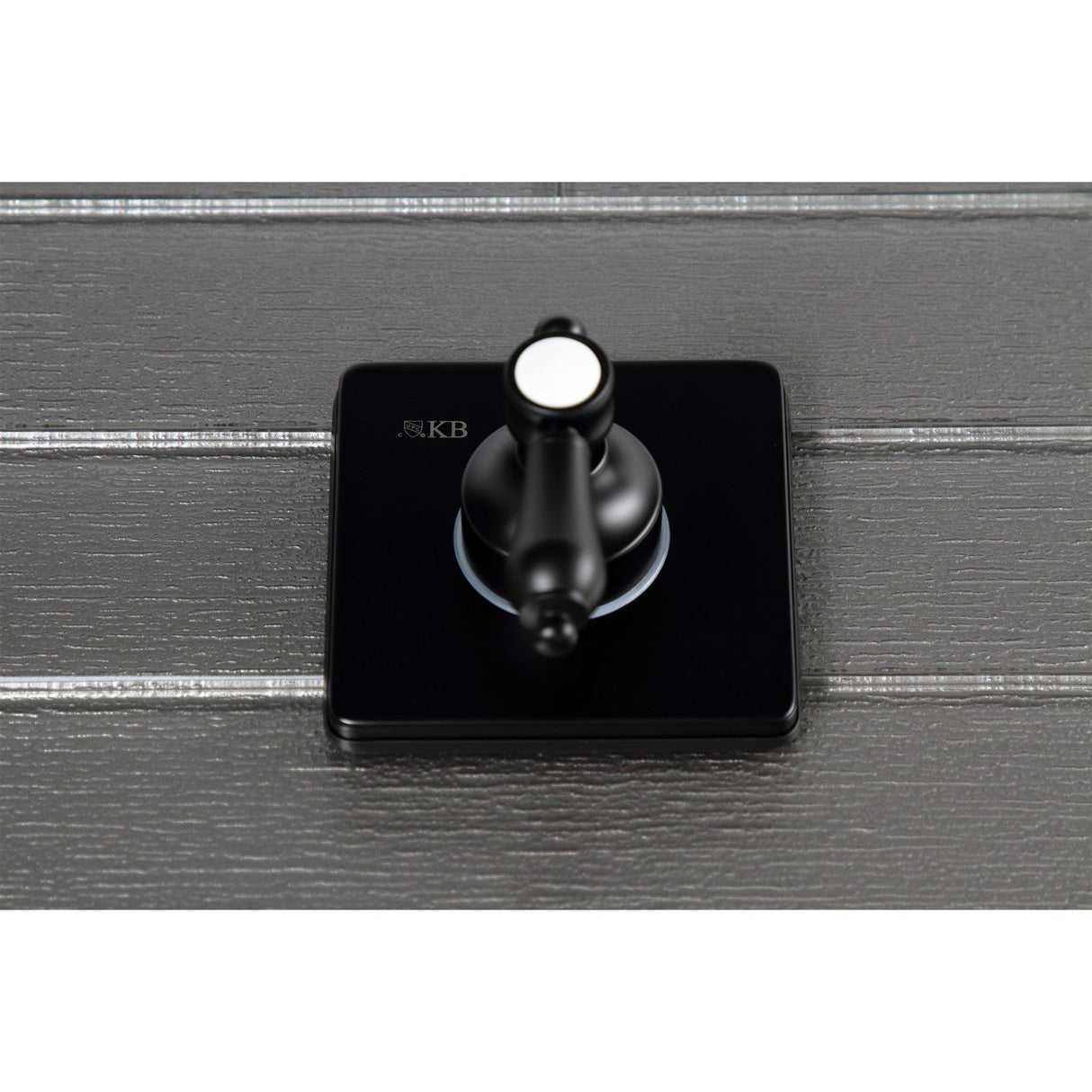 Heirloom KS3040BAL Single-Handle Wall Mount Three-Way Diverter Valve with Trim Kit, Matte Black