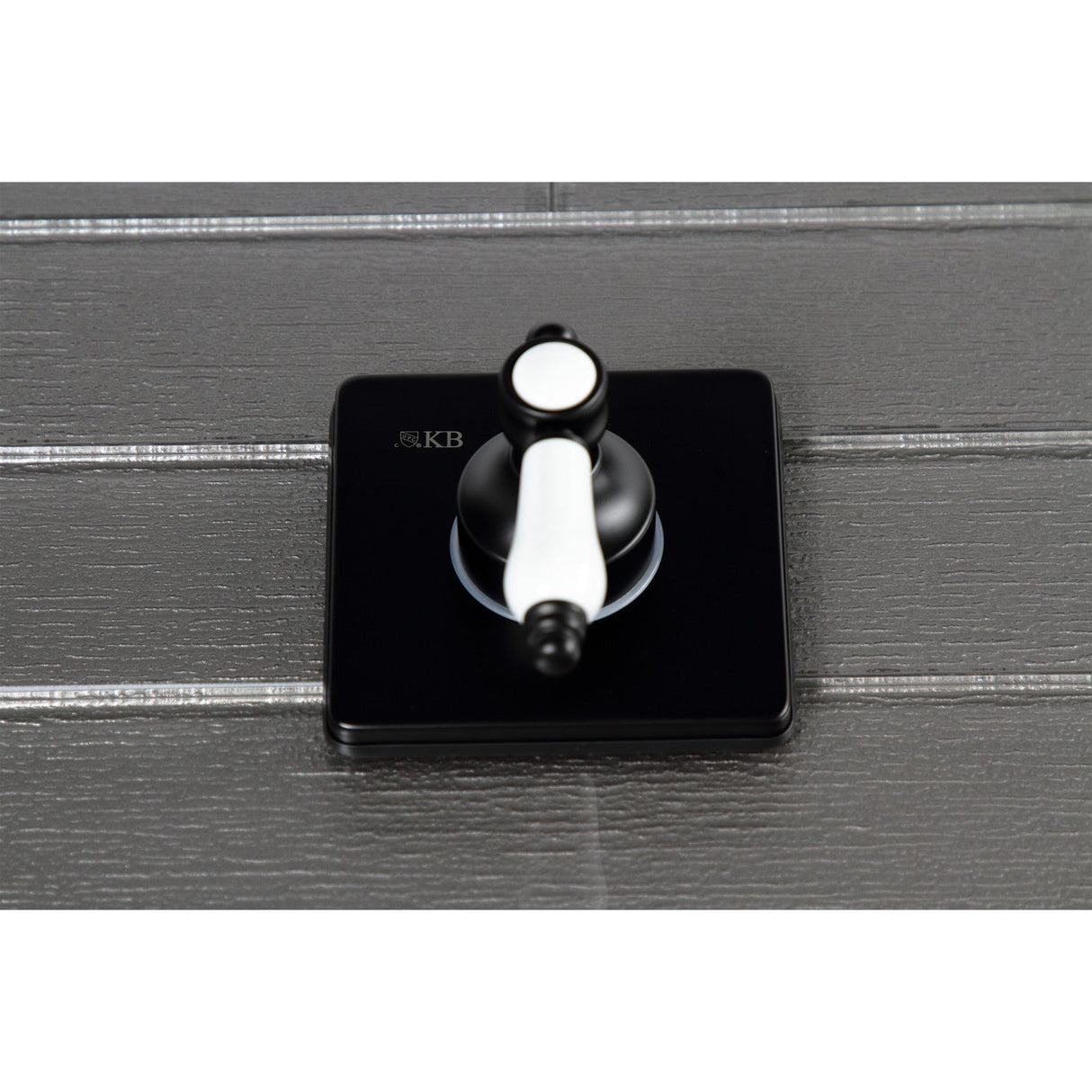 Bel-Air KS3040BPL Single-Handle Wall Mount Three-Way Diverter Valve with Trim Kit, Matte Black