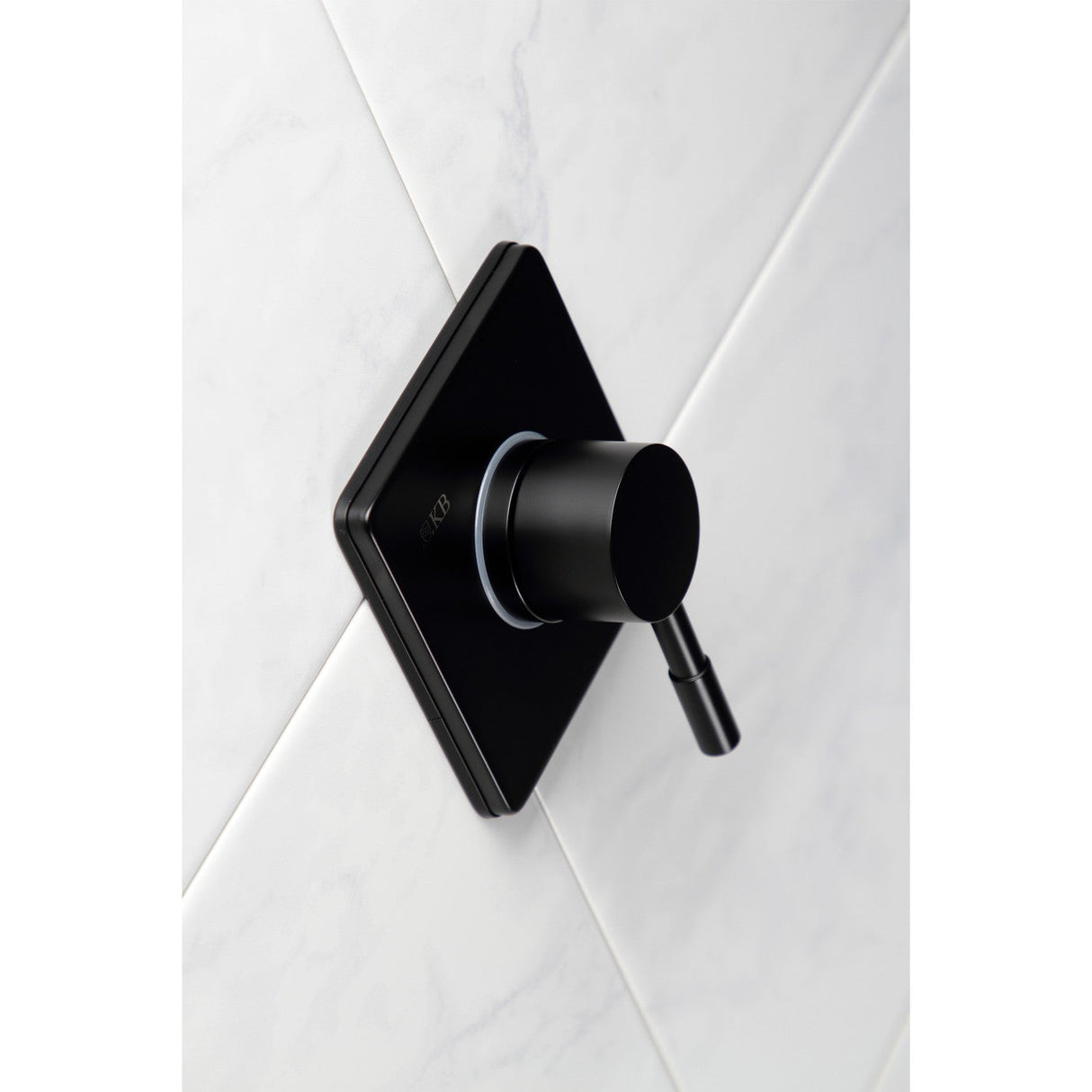 Concord KS3040DL Single-Handle Wall Mount Three-Way Diverter Valve with Trim Kit, Matte Black