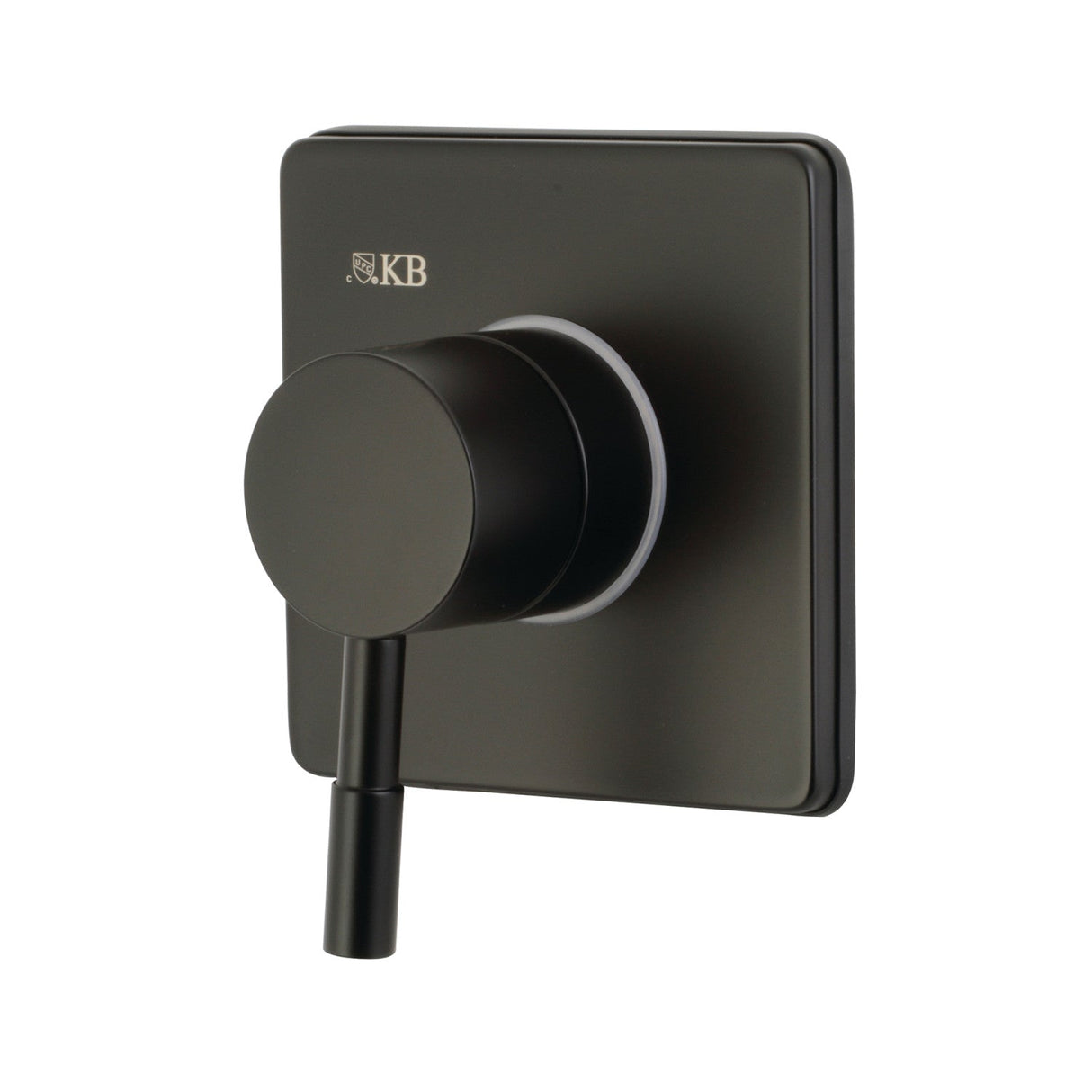 Concord KS3040DL Single-Handle Wall Mount Three-Way Diverter Valve with Trim Kit, Matte Black