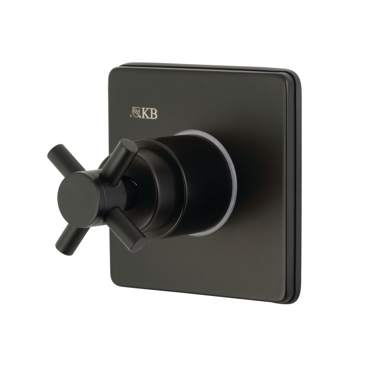 Concord KS3040DX Single-Handle Wall Mount Three-Way Diverter Valve with Trim Kit, Matte Black