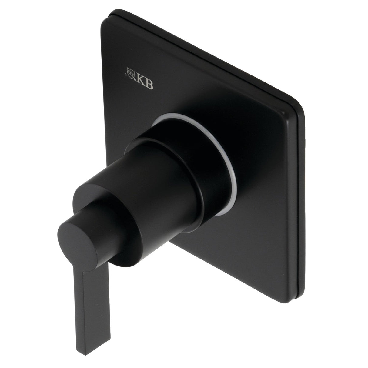 NuvoFusion KS3040NDL Single-Handle Wall Mount Three-Way Diverter Valve with Trim Kit, Matte Black