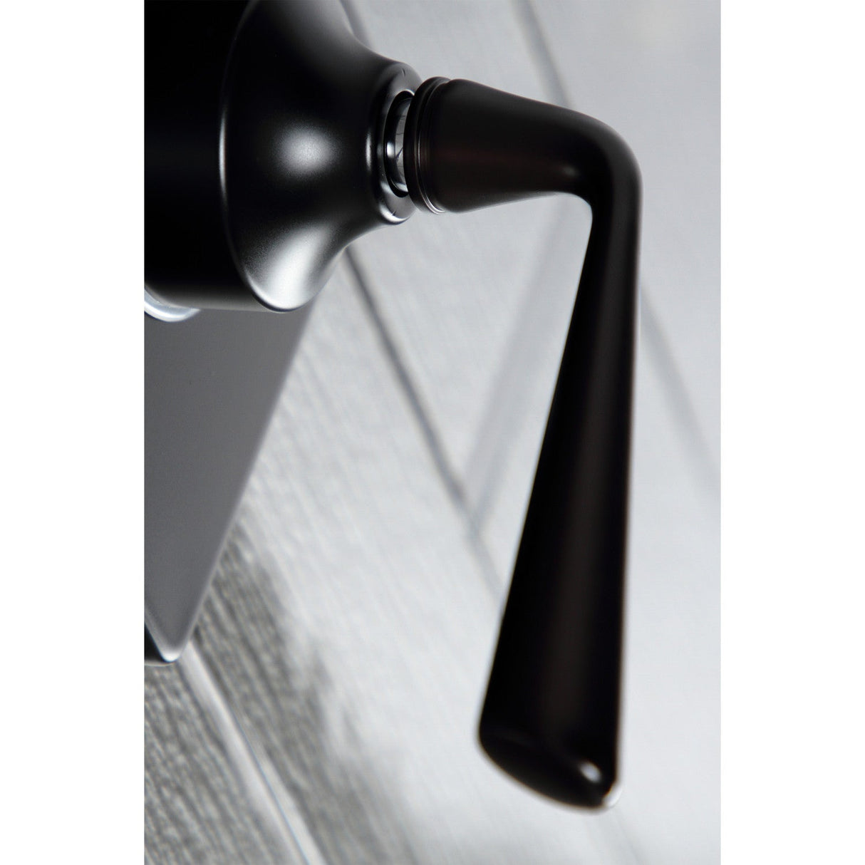 KS3040ZL Single-Handle Wall Mount Three-Way Diverter Valve with Trim Kit, Matte Black